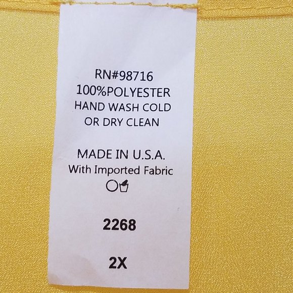 blouse  yellow cutout plus - Picture 3 of 6